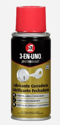 3-EN-UNO PROFESIONAL LUBRICANTE CERRADURAS